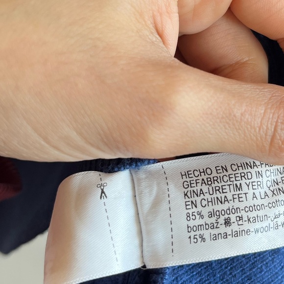 Massimo Dutti Cotton-wool Cobalt Blue Cable Knit Sweater - Picture 5 of 7